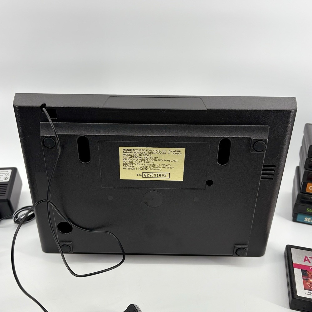Atari 2600A 4-Switch Gaming Console System with Game Lot 19 Games Read Ds! - Picture 14 of 16